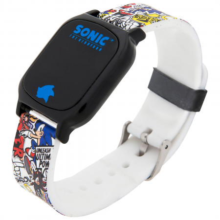 Sonic the Hedgehog Boy's Automatic Watch with Silicone Strap